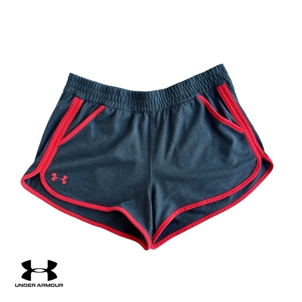 UNDER ARMOUR SHORTS WOMEN'S S ATHLETIC RUNNING GREY - Picture 14 of 14